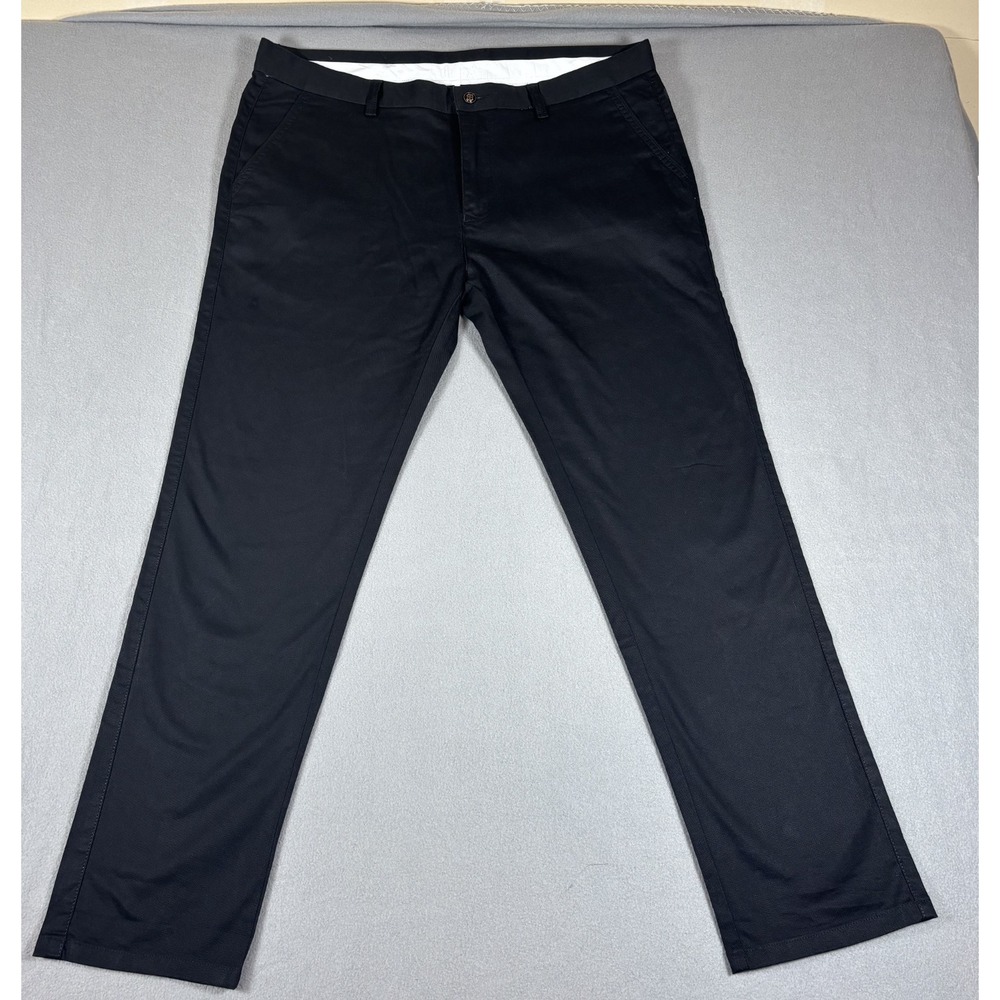 Gucci Mens Dress Pants Black Flat Front Straight Leg Classic Workwear Outdoor 38